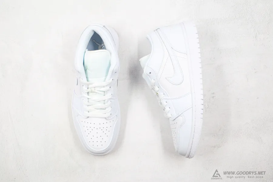 Jordan 1 Triple White Low