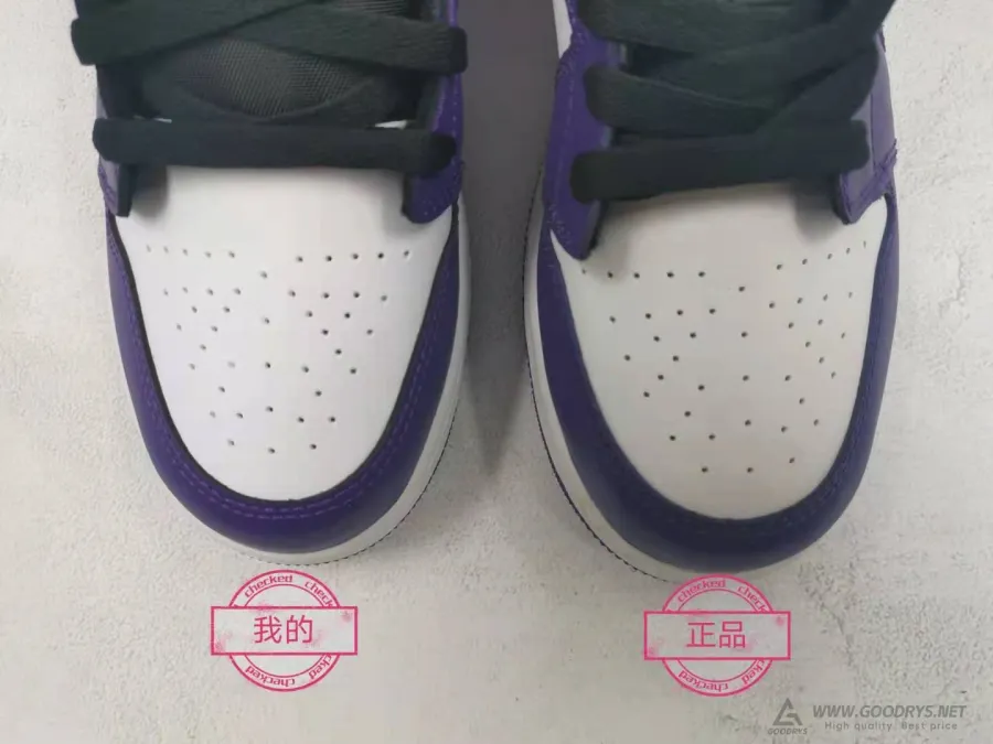 Air Jordan 1 Low Court Purple 