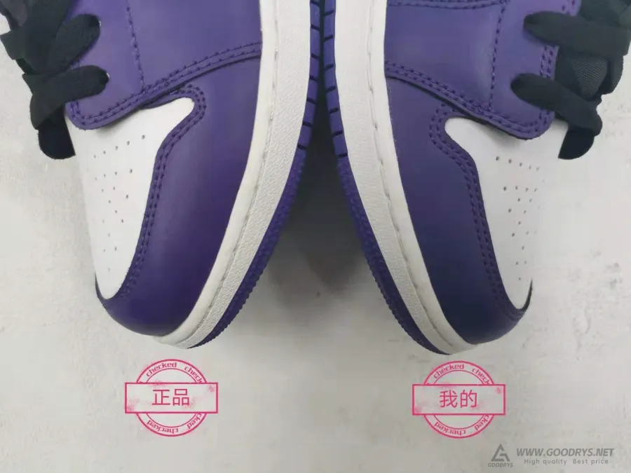 Air Jordan 1 Low Court Purple 