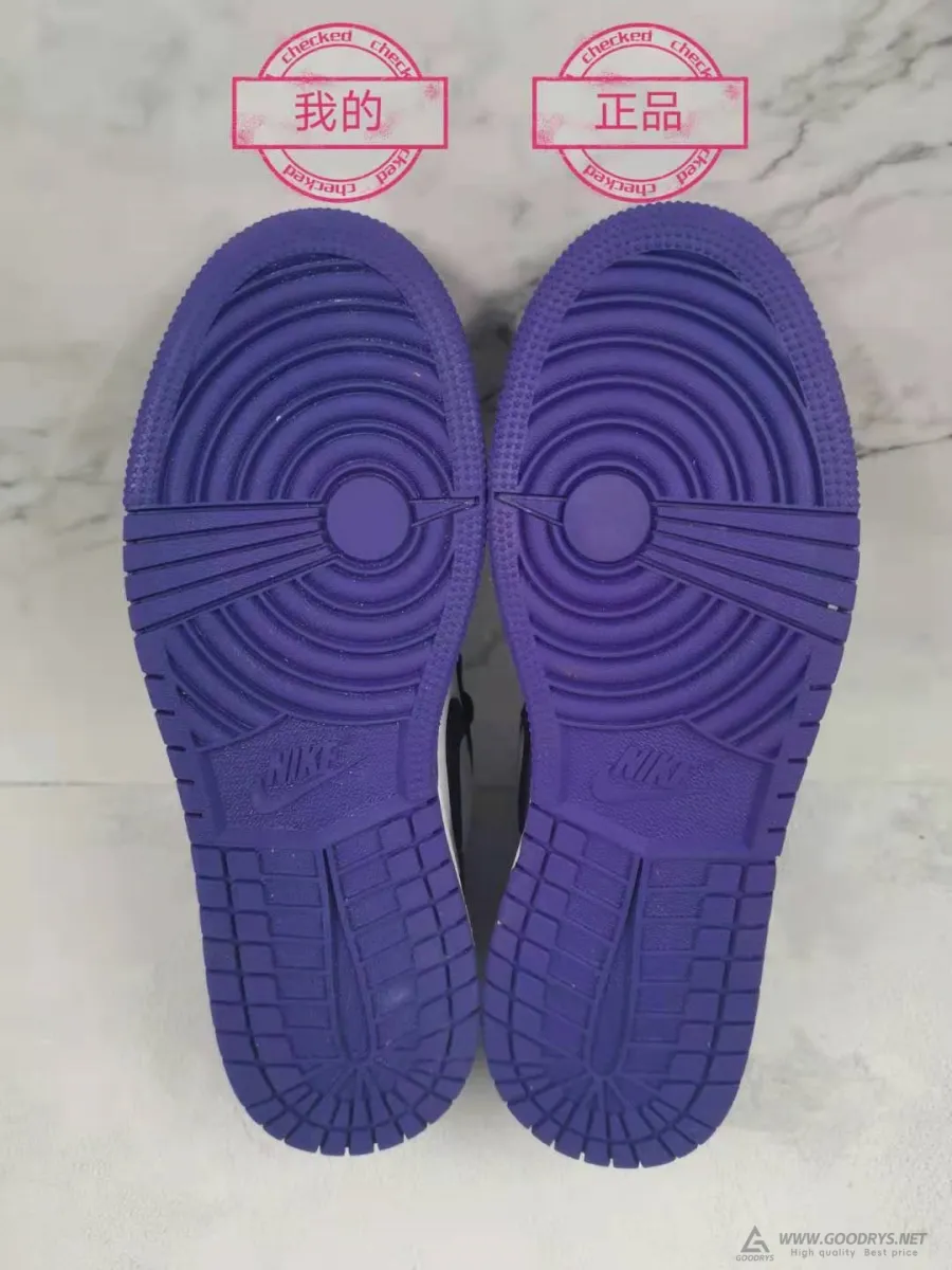 Air Jordan 1 Low Court Purple 