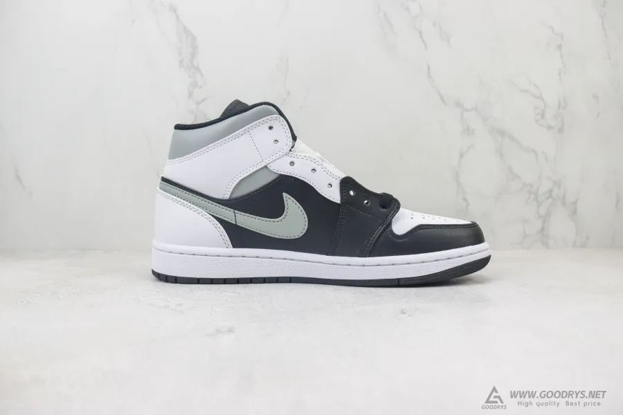 Airjordan 1 Mid White Shadow 