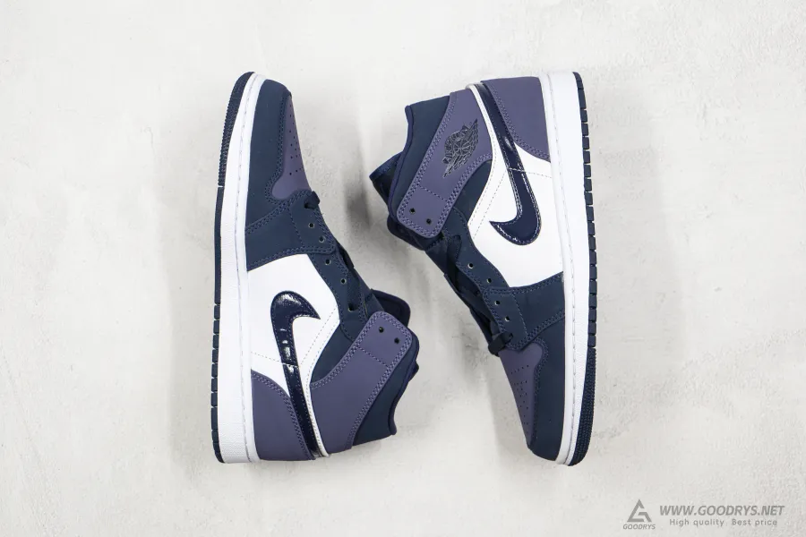 Airjordan 1 Mid Obsidian Sanded Purple 