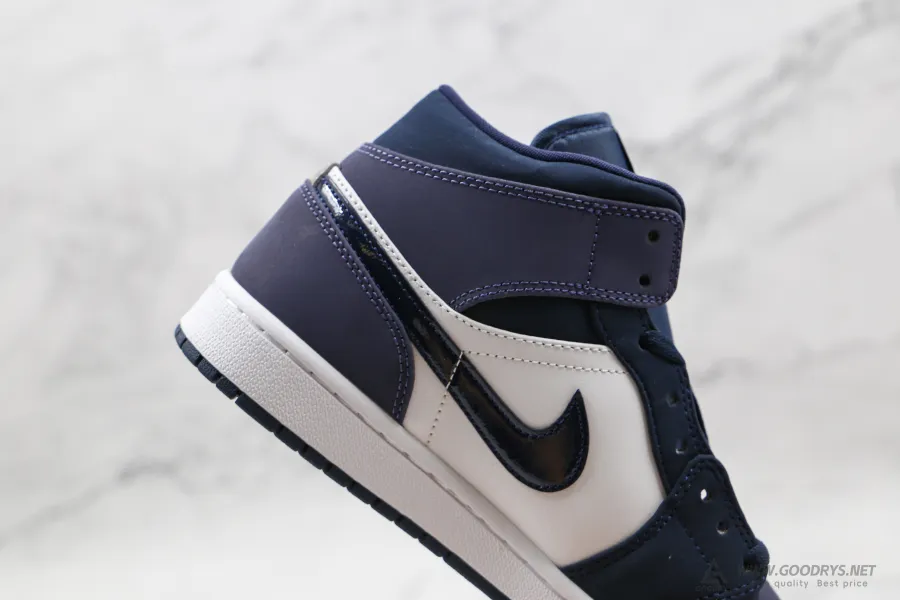 Airjordan 1 Mid Obsidian Sanded Purple 