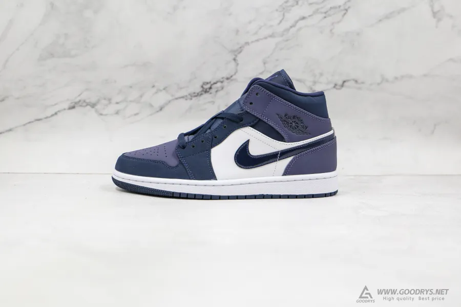 Airjordan 1 Mid Obsidian Sanded Purple 