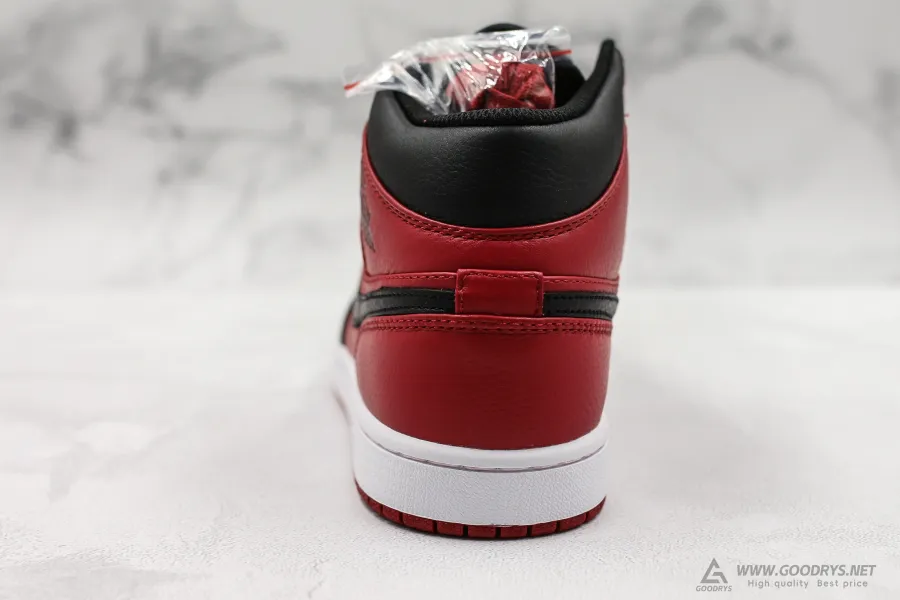 Air Jordan 1 Banned Grm Red Black Mid