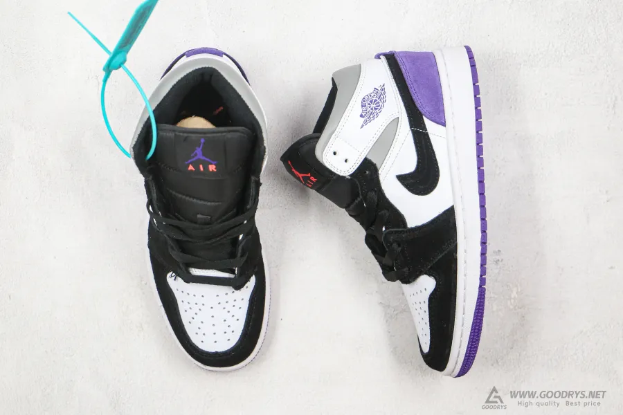 Airjordan 1 Mid Court Purple Suede 