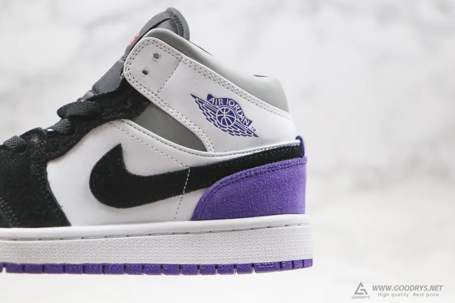 Airjordan 1 Mid Court Purple Suede 