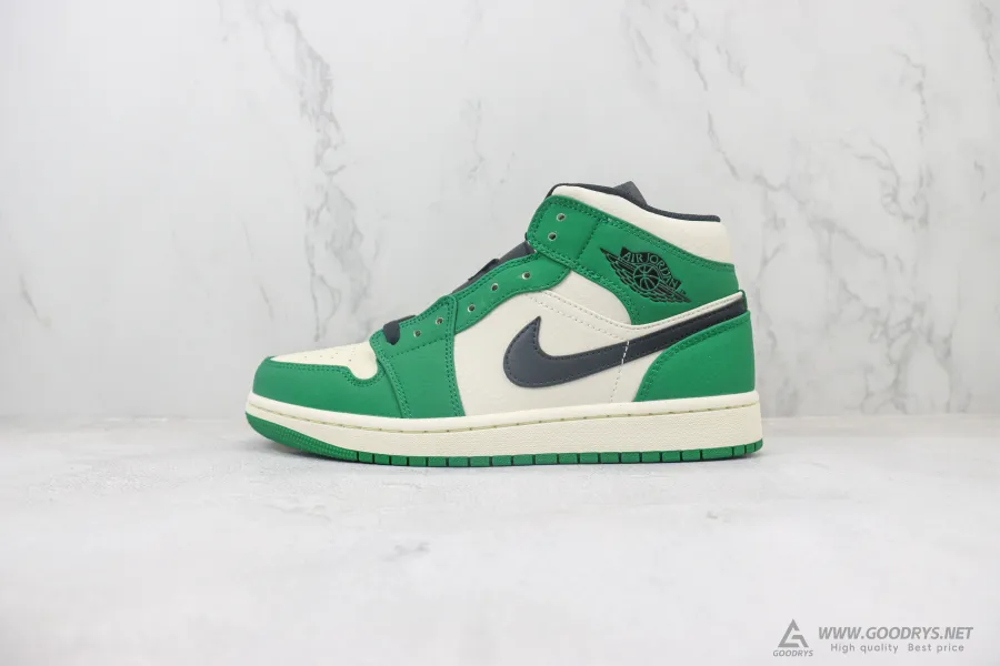 Airjordan 1 Mid Se Pine Green 