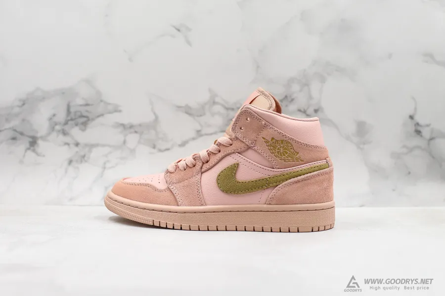 Jordan 1 Coral Gold  Mid