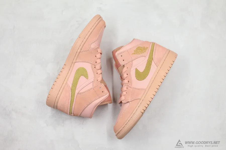 Jordan 1 Coral Gold  Mid