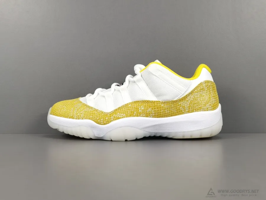 Air Jordan 11 Low Yellow Snakeskin