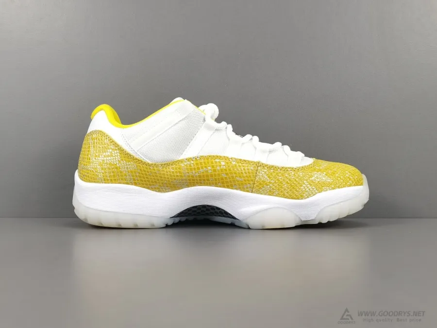 Air Jordan 11 Low Yellow Snakeskin