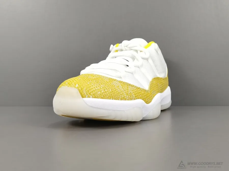 Air Jordan 11 Low Yellow Snakeskin