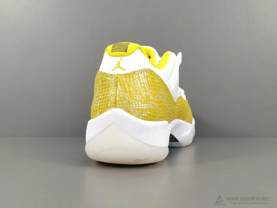 Air Jordan 11 Low Yellow Snakeskin