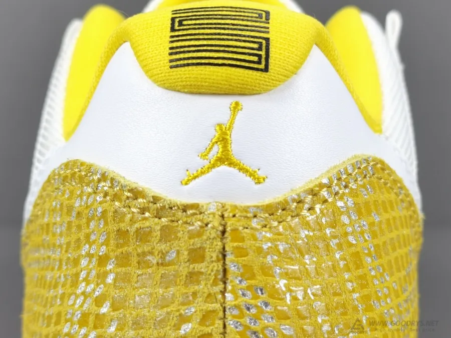 Air Jordan 11 Low Yellow Snakeskin