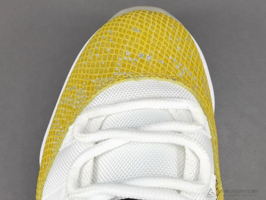 Air Jordan 11 Low Yellow Snakeskin