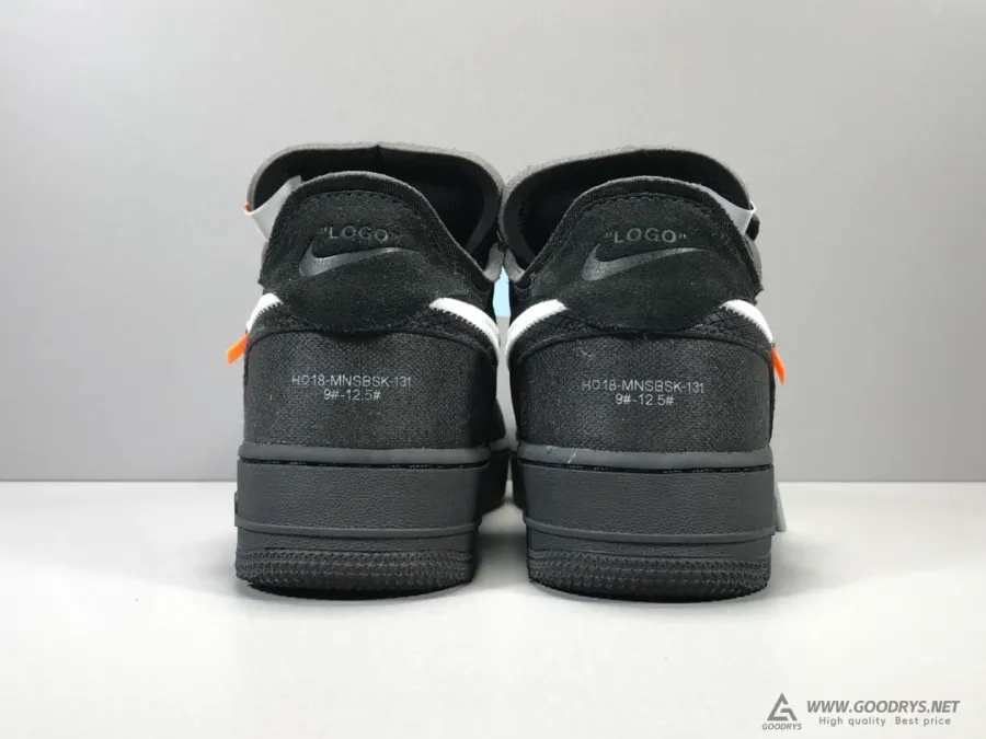 Off-White Air Force 1S Low Black