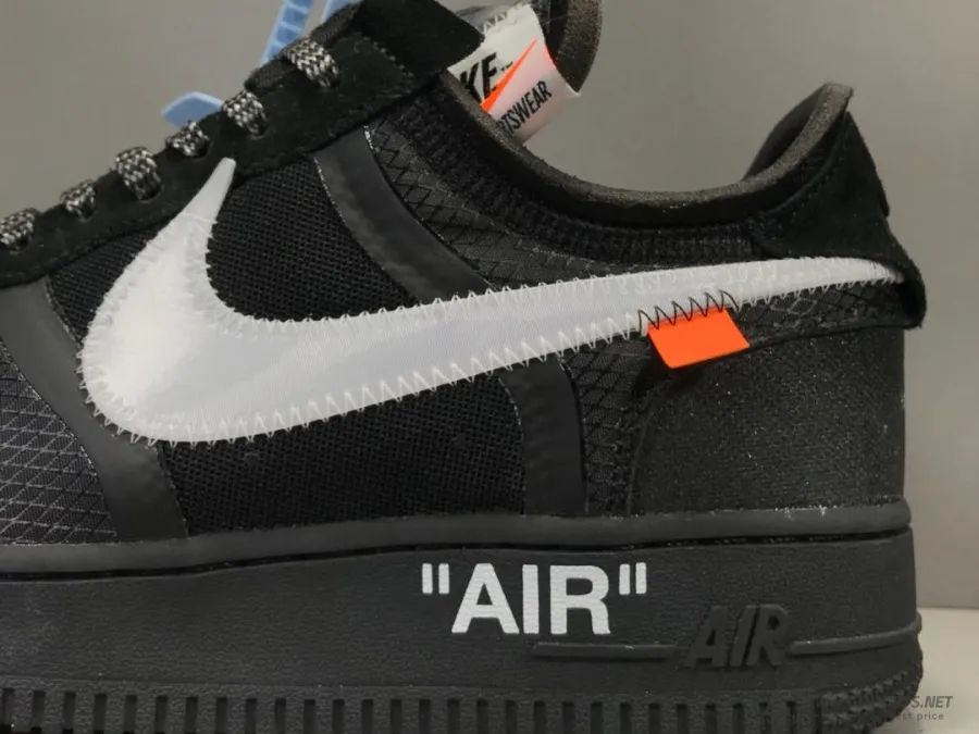 Off-White Air Force 1S Low Black