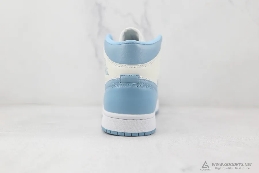 Wmns Air Jordan 1 Mid University Blue 