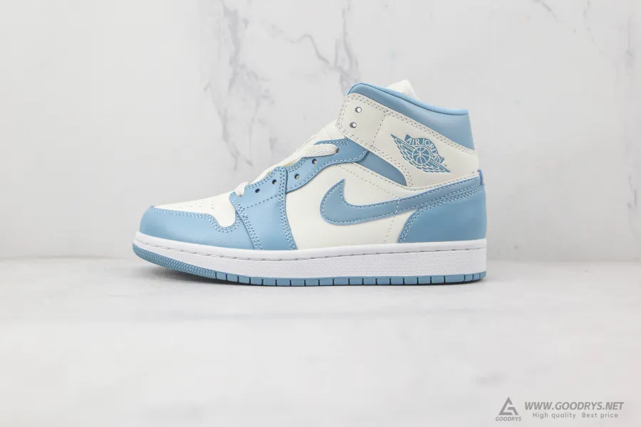 Wmns Air Jordan 1 Mid University Blue 