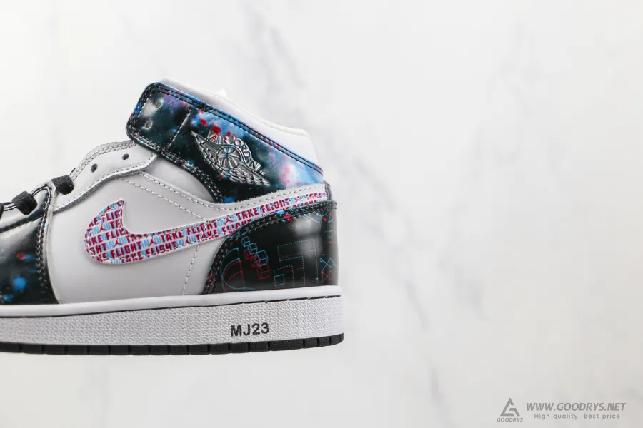 Air Jordan 1 Mid Se Gs Take Flight 