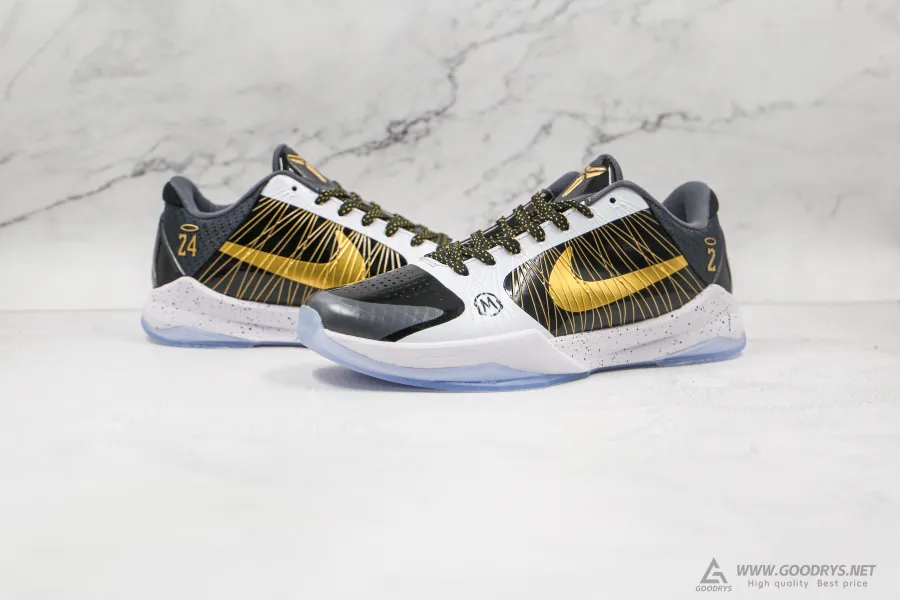 Nike Kobe 5 Black White Gold