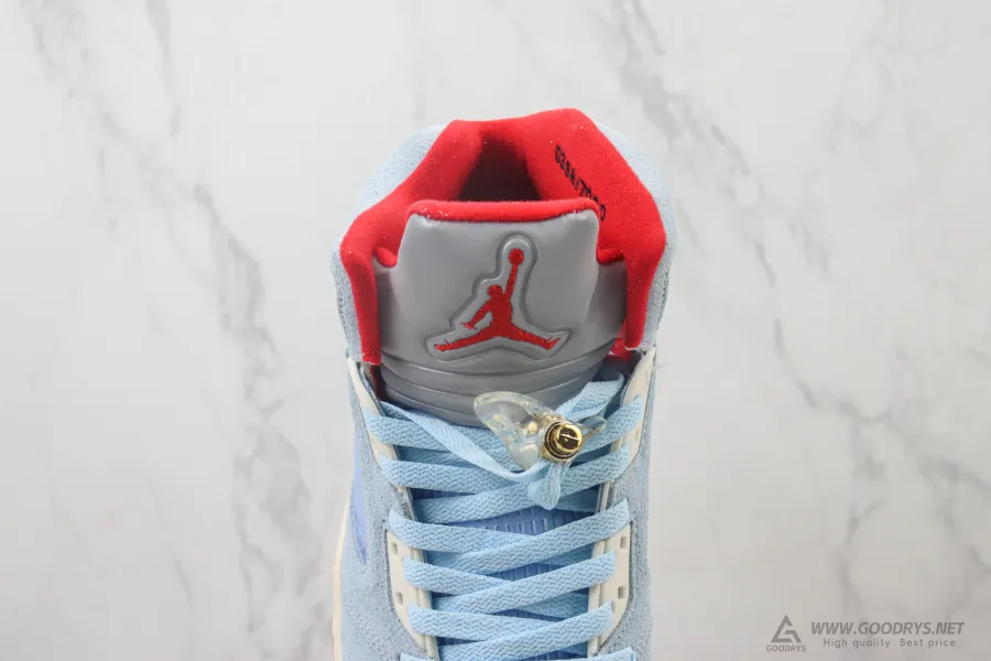 Trophy Room x Air Jordan 5 Retro Ice Blue 