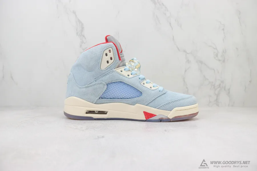 Trophy Room x Air Jordan 5 Retro Ice Blue 