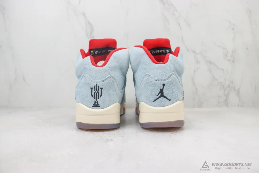 Trophy Room x Air Jordan 5 Retro Ice Blue 