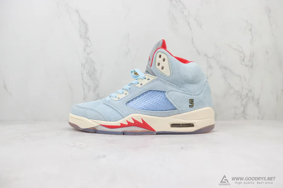 Trophy Room x Air Jordan 5 Retro Ice Blue 