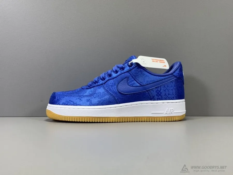 Clot Air Force 1 Low Blue Silk