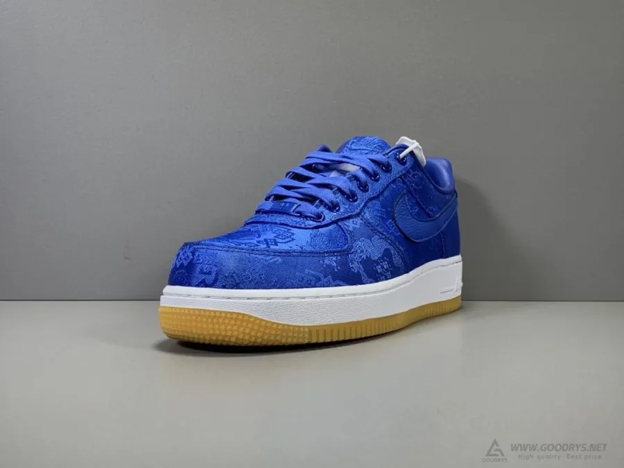 Clot Air Force 1 Low Blue Silk