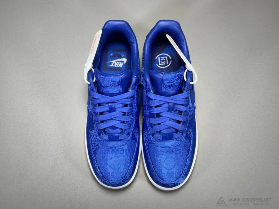 Clot Air Force 1 Low Blue Silk