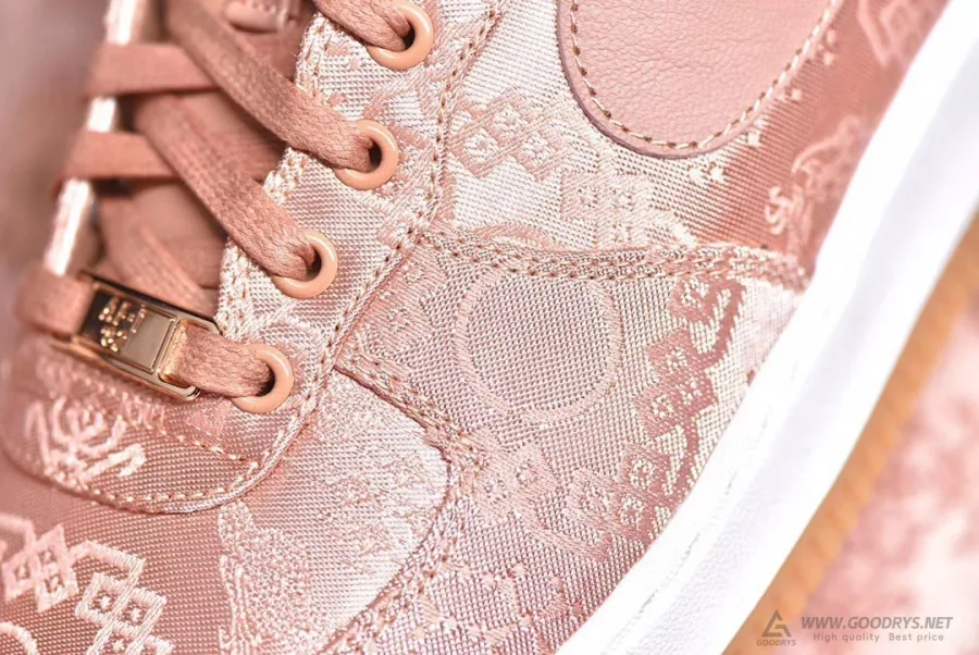 Replica Clot X Air Force 1 Low Premium  Rose Gold Silk