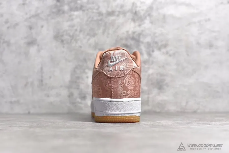 Replica Clot X Air Force 1 Low Premium  Rose Gold Silk