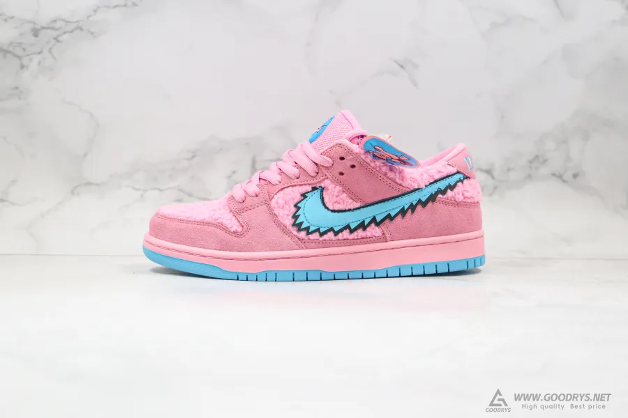 Grateful Dead X Sb Dunk Low Pink Bear