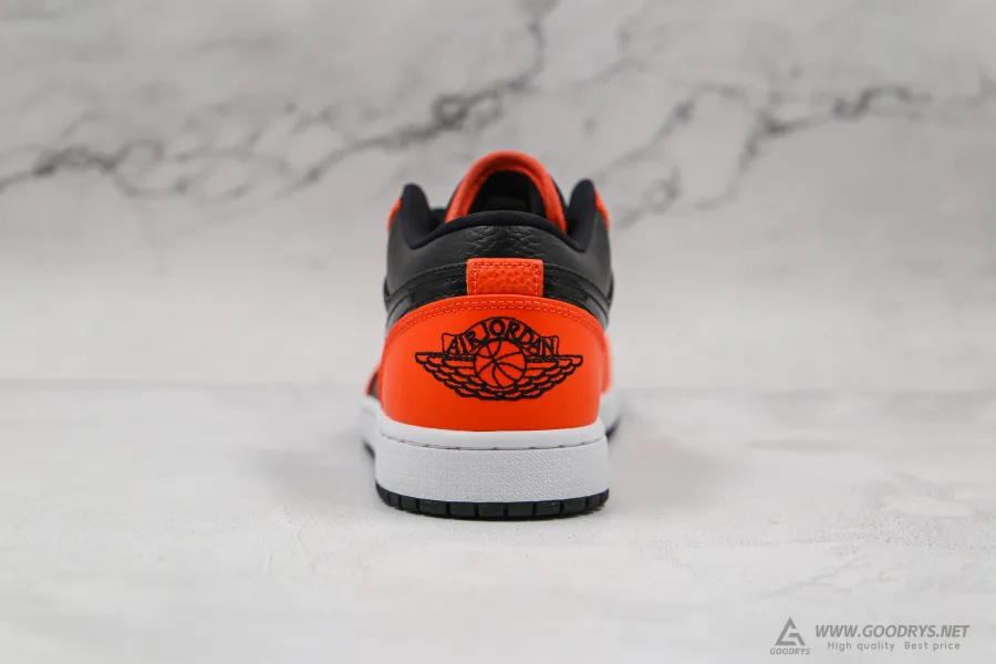 Air Jordan 1 Low Se Black Turf Orange 