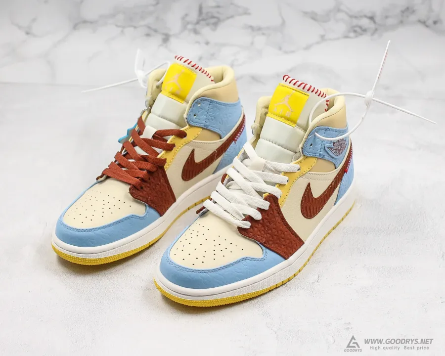 Maison Chateau Air Jordan 1 Mid Fearless