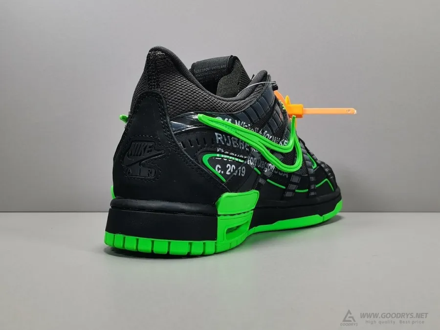 Off-White X Air Rubber Dunk Green Strike