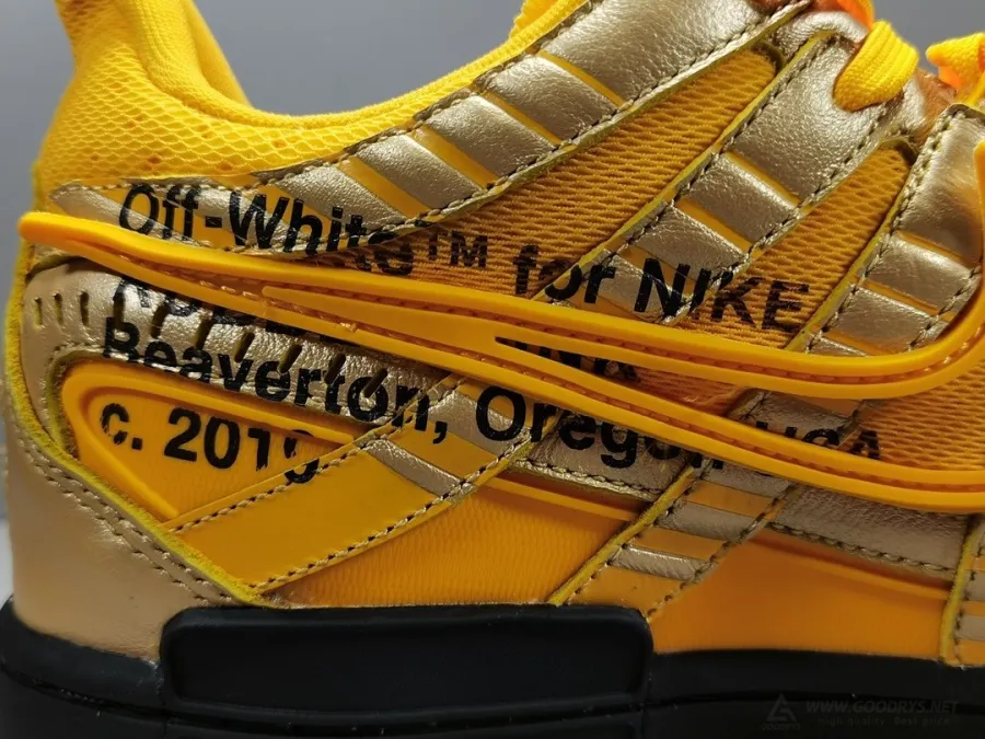 Off-White X Air Rubber Dunk University Gold