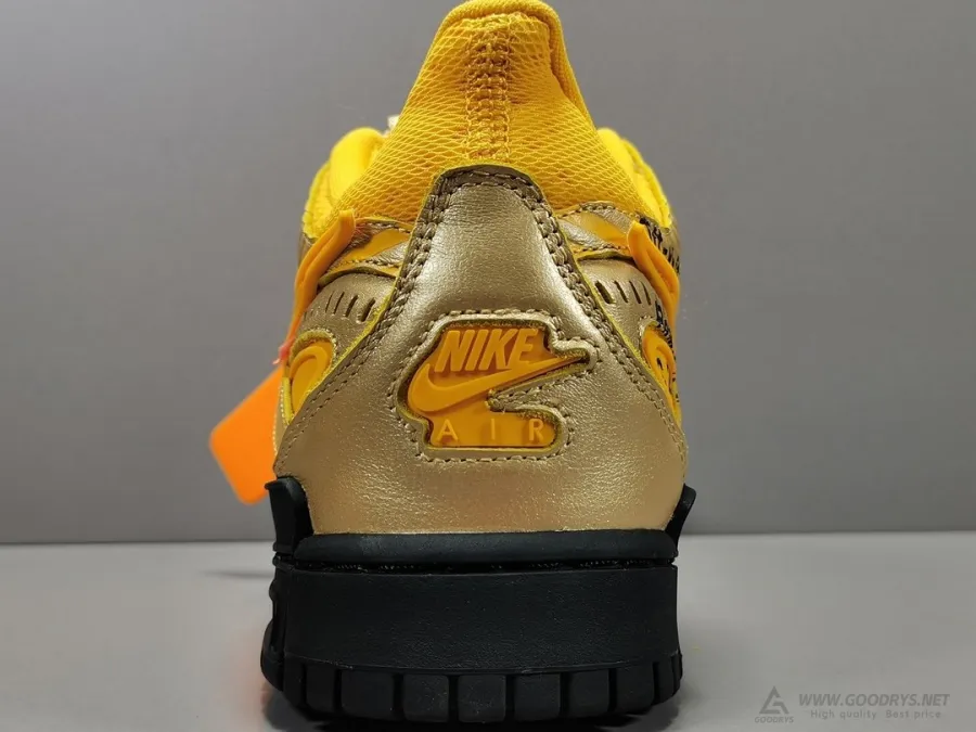 Off-White X Air Rubber Dunk University Gold