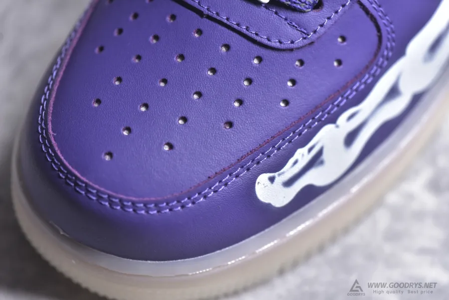 Nike Air Force 1  Purple Skeleton