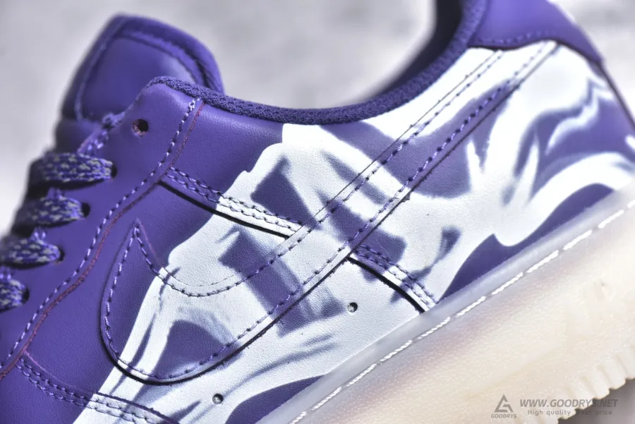 Nike Air Force 1  Purple Skeleton