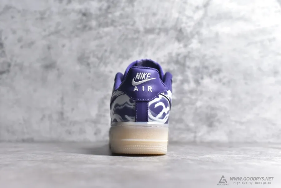 Nike Air Force 1  Purple Skeleton