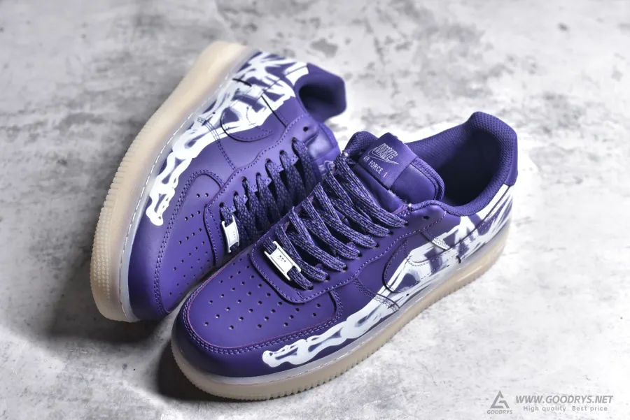 Nike Air Force 1  Purple Skeleton