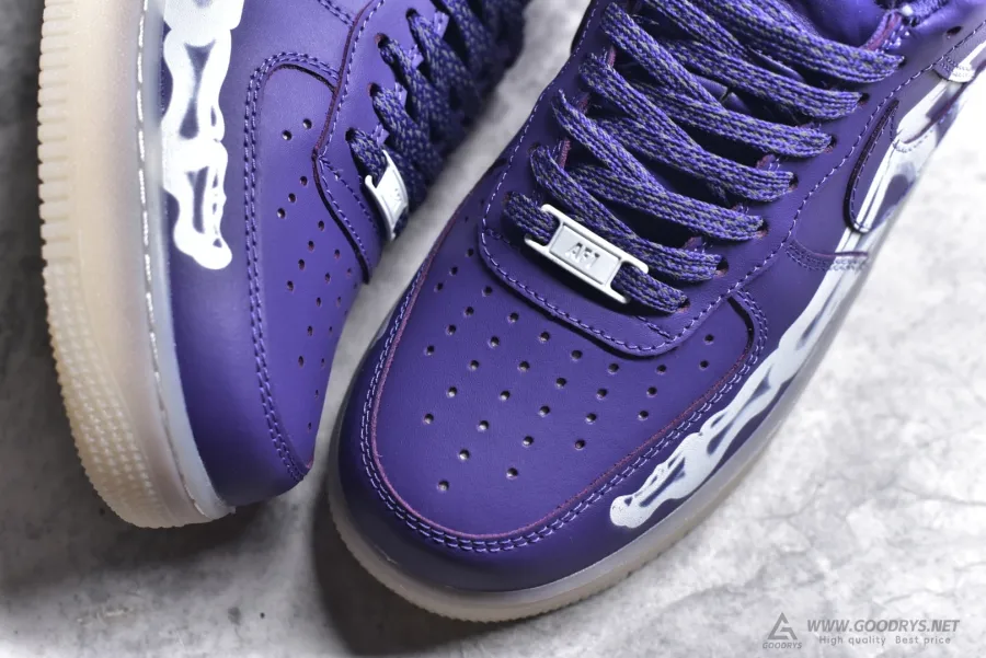 Nike Air Force 1  Purple Skeleton