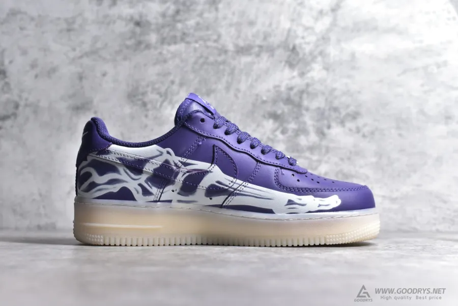 Nike Air Force 1  Purple Skeleton