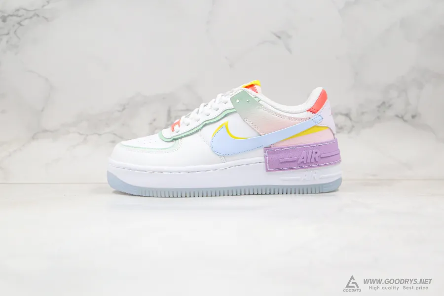 Nike Air Force 1 White Hydrogen Blue 