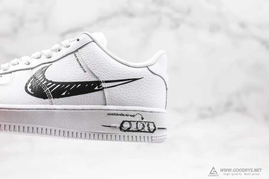 Nike Air Force 1 Low Sketch Pack Black