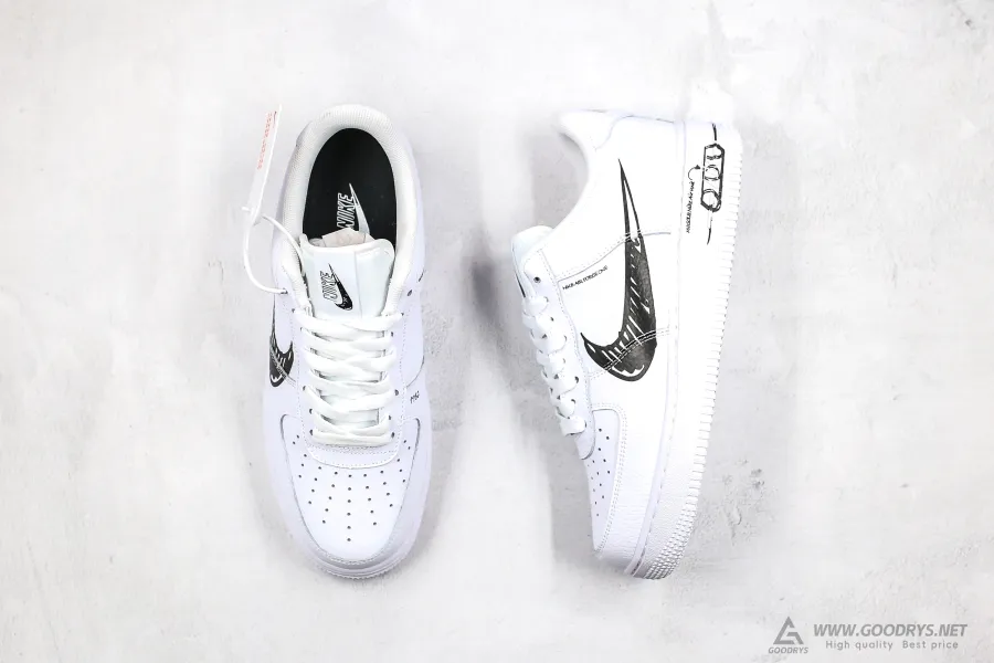 Nike Air Force 1 Low Sketch Pack Black